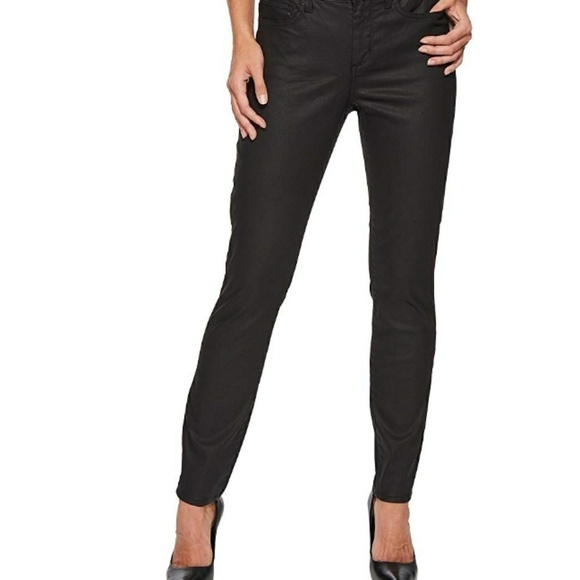 NYDJ Amy Skinny Pants /Lift Tuck Petite 4 Black - Picture 1 of 13